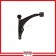 Control Arm and Ball Joint Assembly - Front Left Lower - TLES95 